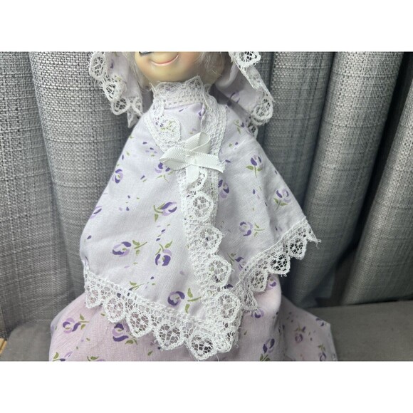 VTG 3 Dolls In 1 Little Red Riding Hood Grandma Wolf Handmade Doll 21 Inch - Picture 13 of 15